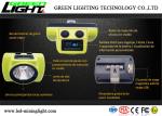 OLED Screen Cordless Miners Cap Lamp 18650 6800mA Battery Capacit Support USB
