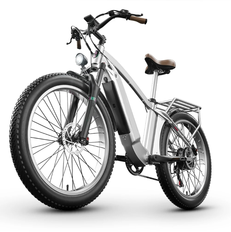 15Ah Hidden Battery Fat Tire Mountain E Bike 48V 500W Motor 26 Inch Electric Bike
