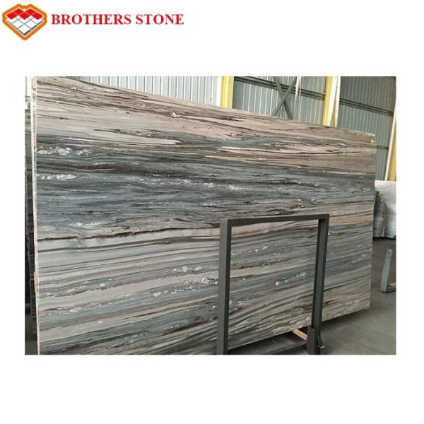 Buy cheap Blue Wooden Vein Marble Slabs,Blue Wood Grain Marble Slabs from wholesalers