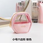 ISO Multispandex Lining PU Leather Makeup Storage Case For Travel