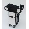 Buy cheap Lockable Aluminum Pro Makeup Case White - Black Large Space For Storage from wholesalers