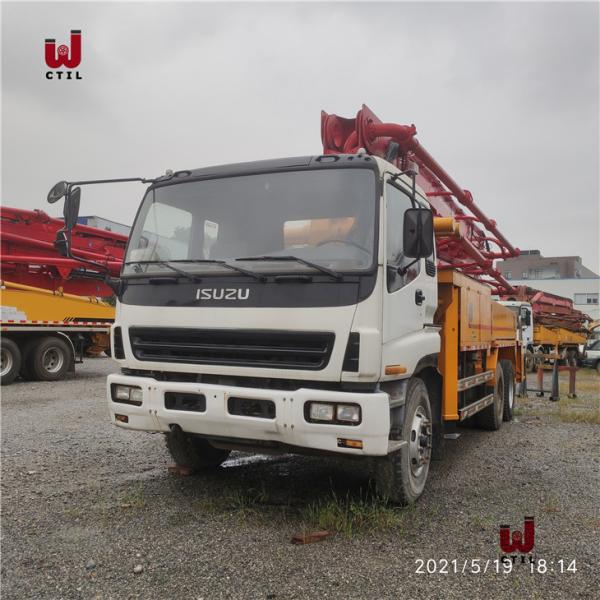Buy cheap Used ISUZU 52M 6x4 concrete lorry with pump SANY UPPER BODY from wholesalers