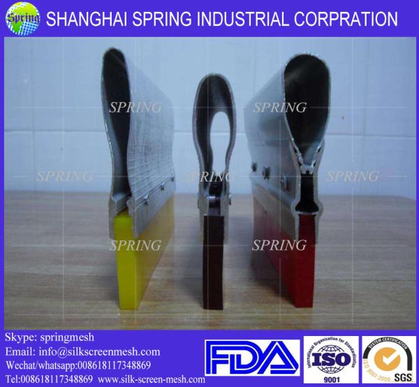 Best quality screen printing squeegee aluminum handle/screen printing squeegee