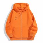 Light Blue Zipper Horse Riding Hoodies Women's Sports Thickened Jacket