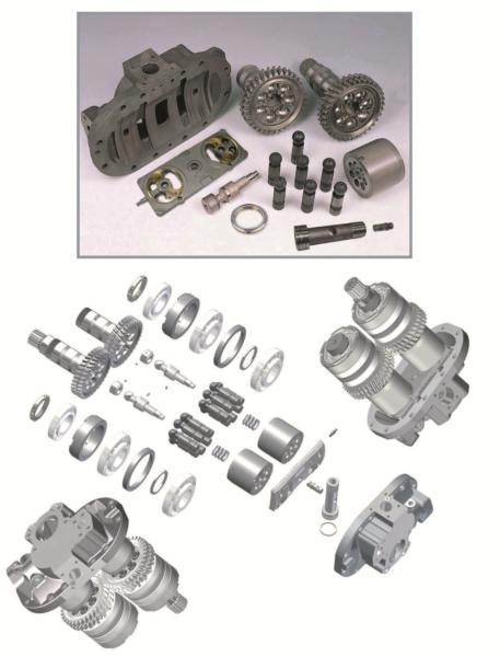 Buy cheap Crawler Excavator Hydraulic Pump Parts HPV91 EX200-2 rocker cradle from wholesalers