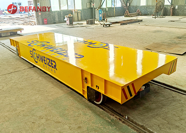 20 Tons Rail Transfer Cart For Steel Plant Transportation