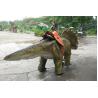Buy cheap Life Size Walking Dinosaur Rides , 110V / 220V AC Robotic Deer Dinosaur Car from wholesalers