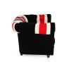 Buy cheap 3 Seat Union Jack Fabric Chesterfield Sofa Couch High Density Foam from wholesalers