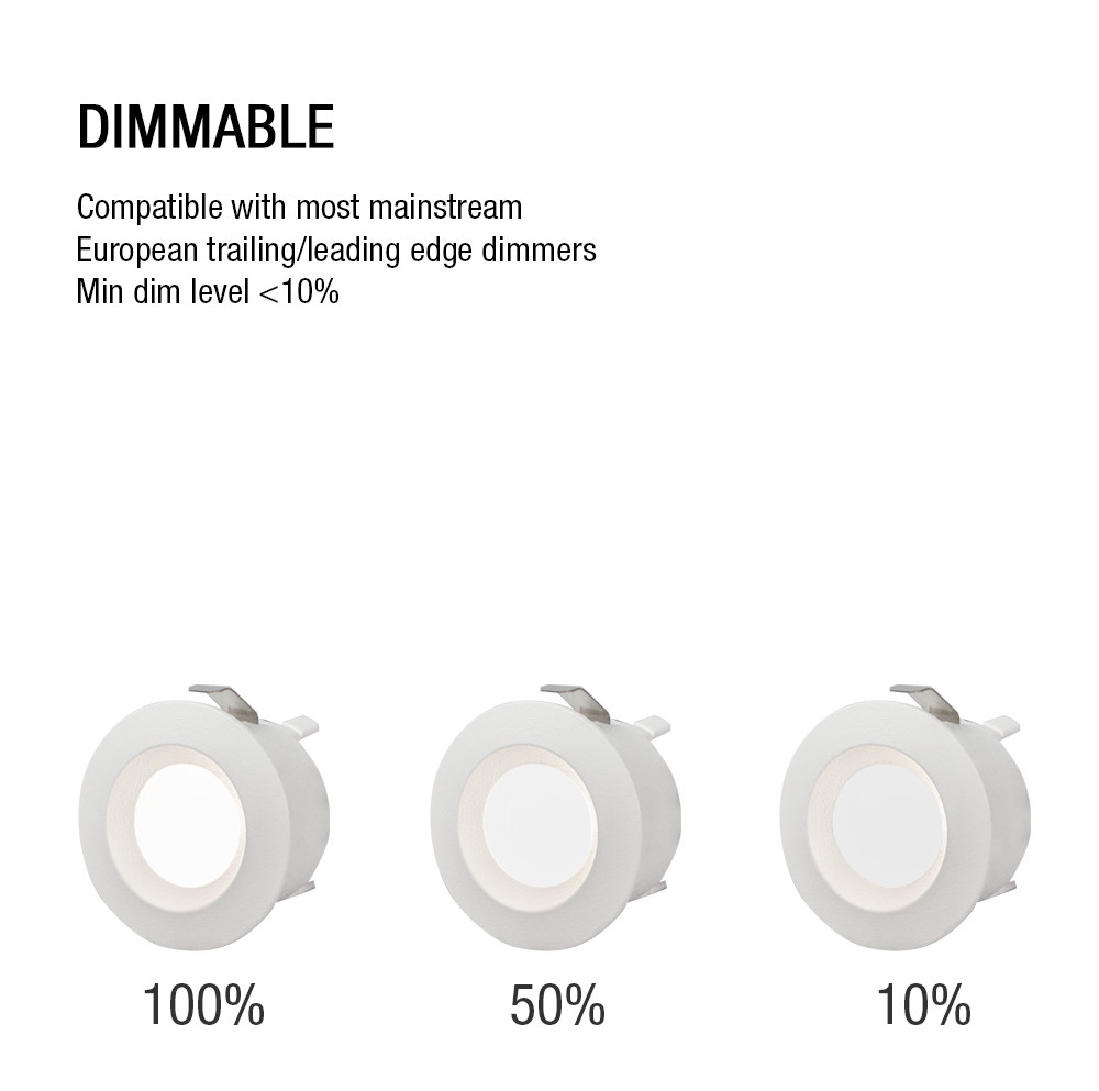 80Ra 1.5W Kitchen Ceiling Recessed Spot Light No Flicker Multipurpose