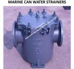 5K-300A Can Water Strainer S-Type JIS F7121 Body Cast Iron With Stainless Steel