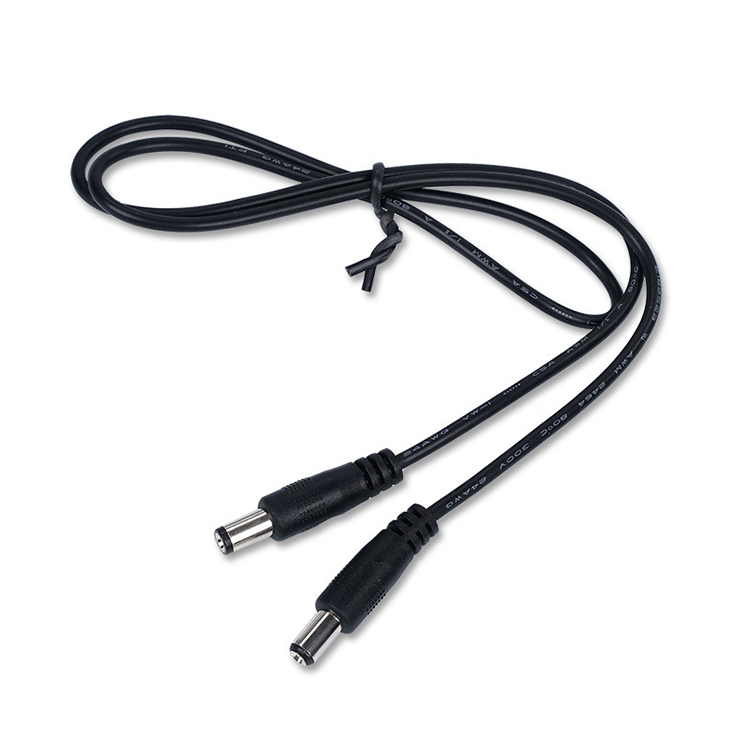 Male to Male 5.5x2.1mm DC Jack Extension Power Cable