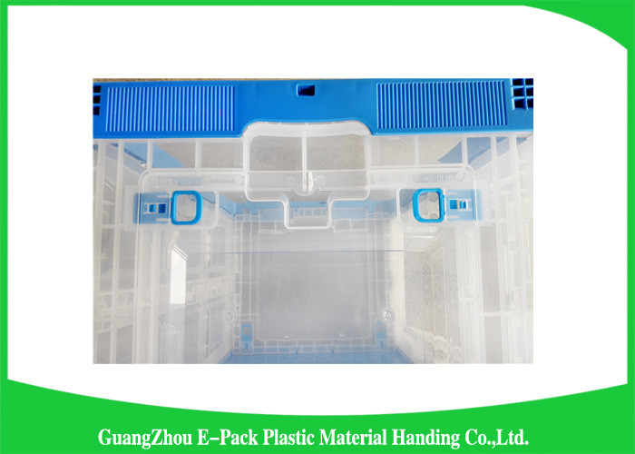 Stackable Collapsible Plastic Containers Convenience Transport 600 * 400 * 88mm