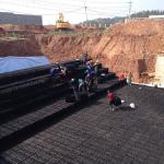 Modern Black HDPE Rainwater Collection Tank For Underground Water Storage