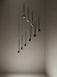 Nordic Minimalist Chandelier Designer Hall Cafe Luxury Stairwell Long Chandelier