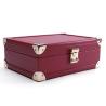 Buy cheap Luxurious Corner Protection PU Leather Jewelry Storage Organizer Case with Mirror from wholesalers
