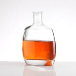 Hot Stamping 750ml Standard Transparent Extra Flint Giant Liquor Bottles for