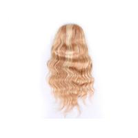 Buy cheap Remy Swiss Blonde Lace Front Wig Two Colors With 130% Density product