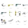 Buy cheap European Standard Steel Lift Off Hinges Chrome Finished For Non Rebated Doors from wholesalers