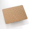 Buy cheap Etched Stainless Steel Sheet PVD Color Coating With Bending Welding from wholesalers