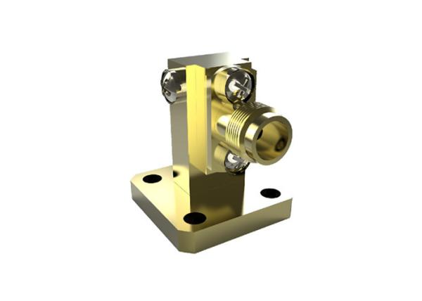 Buy cheap 40GHz Waveguide To Coaxial Adapter WR28 K 2.92mm Brass Material Right Angle from wholesalers