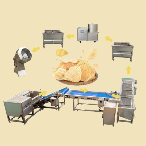 Buy cheap Potato Cassava Chips Making Machine and Potato Chip Making Equipment for Frozen Food from wholesalers