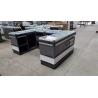 Buy cheap Stainless Steel Supermarket Checkout Counter With Conveyor Belt from wholesalers
