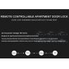 Buy cheap Contactless Card Key Apartment Door Locks Offer Free Software Battery Operatred from wholesalers