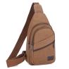 Buy cheap Men Sling Crossbody Bag Sports Chest Picnic Canvas Messenger Bag from wholesalers
