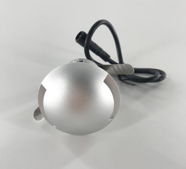 3W 6063 Aluminum Silver LED Underground Light 12v Landscape Lighting RGB