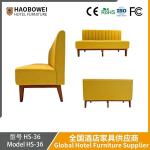 Foshan Furniture. Fabric Booth Sofa. Restaurant Furniture. Theme Restaurant.