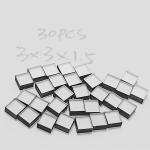 Mechancial Grade Single Crystal synthetic CVD Diamond 3x3x1.5mm High Purity