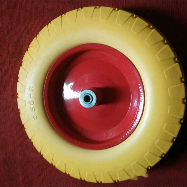 Buy cheap Steel Plastic Rim Small Rubber Pneumatic Wheel 3.50-8 For Garden Cart from wholesalers