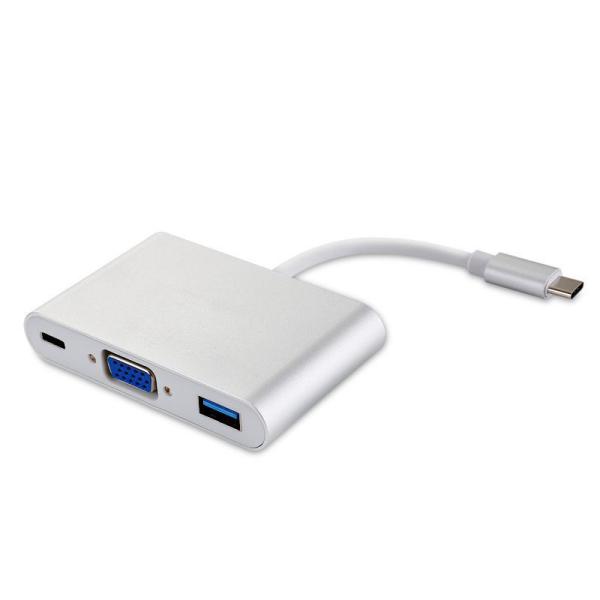 Buy cheap USB 3.1 type C to VGA Monitor USB 3.0 Type C Female Charger Adapter Converter from wholesalers