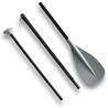 Buy cheap Carbon Shaft Plastic Blade Three Pieces Adjustable Carbon SUP Paddle from wholesalers