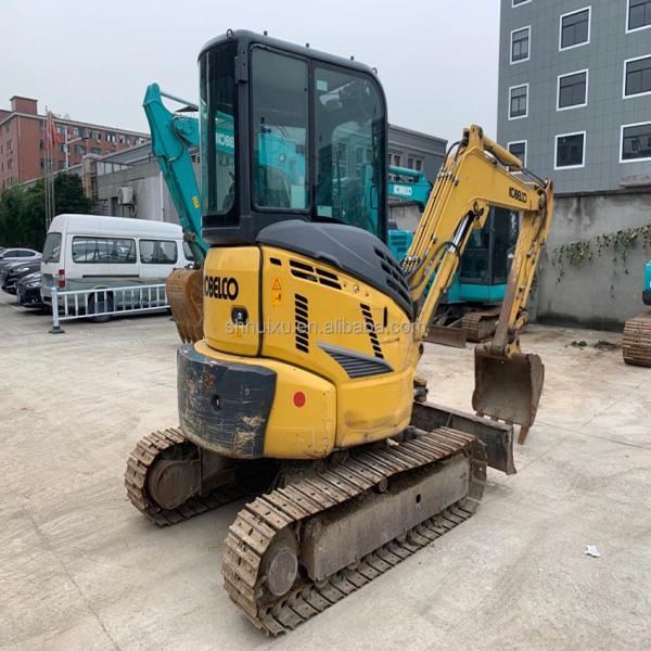 Buy cheap Used hydraulic crawler excavator Kobelco35SR, mini second hand high quality excavator KOBELCO35SR cheap price from wholesalers