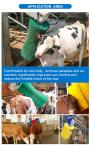 Horizontal Position PP Nylon Automatic Cattle Scratch Brushes