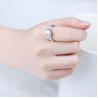 Buy cheap Women 925 Silver Brilliant CZ Diamonds Wedding Engagement Ring (RE663) from wholesalers