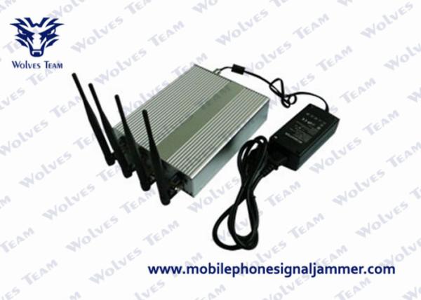 Power Adjustable Remote Control Mobile Phone GSM CDMA 3G signal Jammer for 60