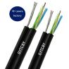 Buy cheap Outdoor Aerial GYTC8Y G652D Single Mode Figure 8 Self - Supported 4 6 8 10 12 24 48 96 144 Core Optic Fibre Cable from wholesalers
