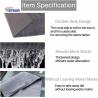 Buy cheap Microfiber Cleaning Cloth Car Cleaning Cloth Kitchenware Wipe Cloth 40x40cm Gray Reusable from wholesalers