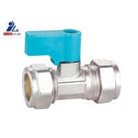 Buy cheap Plastic Handle Pex Isolation Valve Hpb 57 Mini Brass Valve product