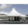 Buy cheap Polygon Large Span Pagoda Party Tent Glass Walls Lightweight Pagoda Wedding Tent from wholesalers