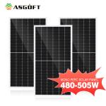 500W 182x182mm Solar Photovoltaic Monocrystalline PV Panels Cell 132pcs