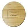 Buy cheap Environmental Bamboo Made Seamless 10W fast Charging Portable Wireless Charger 9V 2-3A from wholesalers