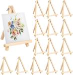 9.5 Inch Natural Wooden Easel Stand For Painting , Foldable A Shaped Wooden Art