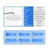 Buy cheap Multiple Size Overhead Rainfall Shower Head High Temperature Resistance from wholesalers