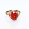 Buy cheap Sterling Silver 8mmx10mm Blue Topaz Cubic Zircon Women Ring (R262) from wholesalers