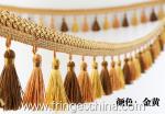 Handmade fashionable chain beads lace tassels fringes for curtain/sofa/pillow