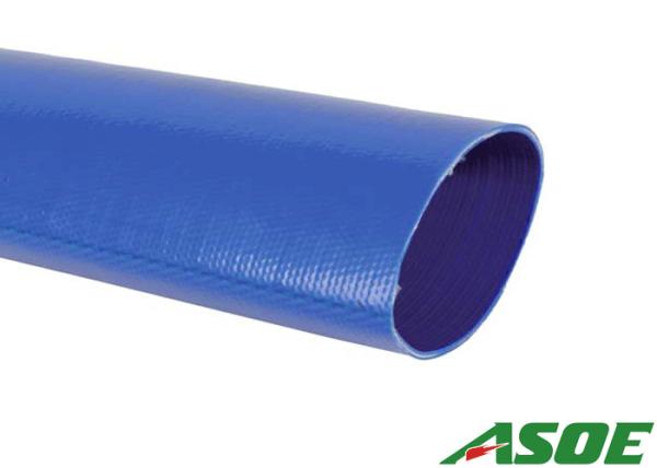 Buy cheap Smooth Cover Blue Lay Flat Discharge Hose , 5 Inch Lay Flat Hose Pipe from wholesalers