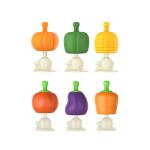 Tomato Vegetable Baby Teething Toys Silicone PVC Free For Boy Girl